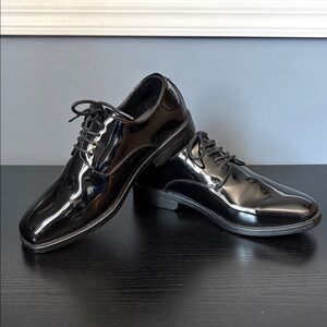 Classic Black Men's Dress Shoes Fabian Coture 6.5